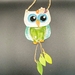 ON SALE - Ceramic Owl Hanging Decoration