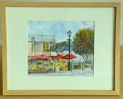 Akaroa Cafe. Original Watercolour