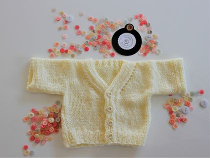 Newborn Baby Soft Acrylic Cardigan