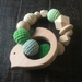 Natural Wooden, Teether Rattle