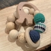 Organic,Wooden, Natural Teether Rattle