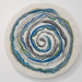 Blue Spiral- Felt Art