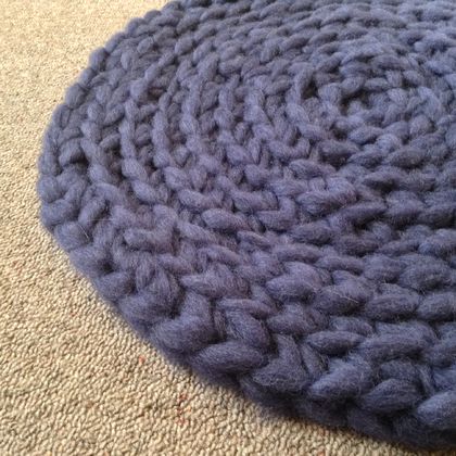Cosy woollen rug