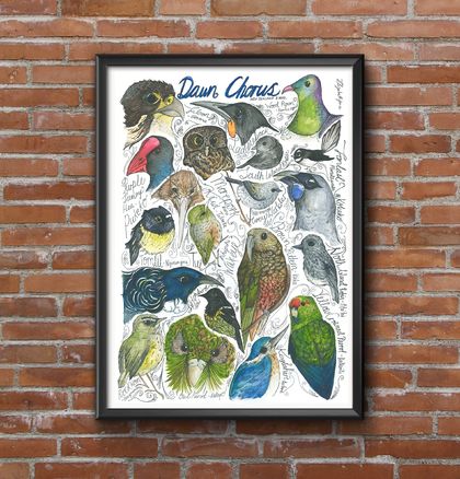 "Dawn Chorus" - A3 Fine Art Print 