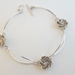 Silver Spiral Aloe bracelet