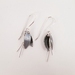 Oxidized Kowhai drop earrings