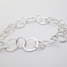 Delicate silver chain bracelet