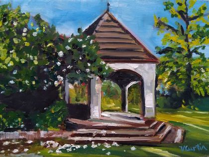 Meeting Place - original oil painting, by Vicky Curtin