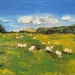 Ambury Farm, New Zealand - original oil painting, by Vicky Curtin.