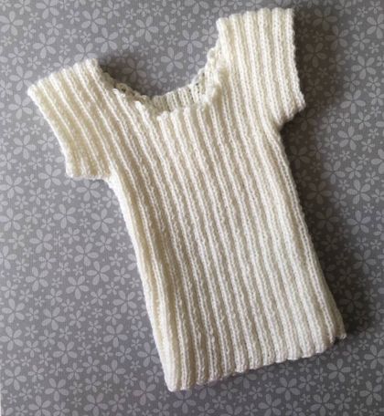 100% Merino Wool Newborn Baby Singlet