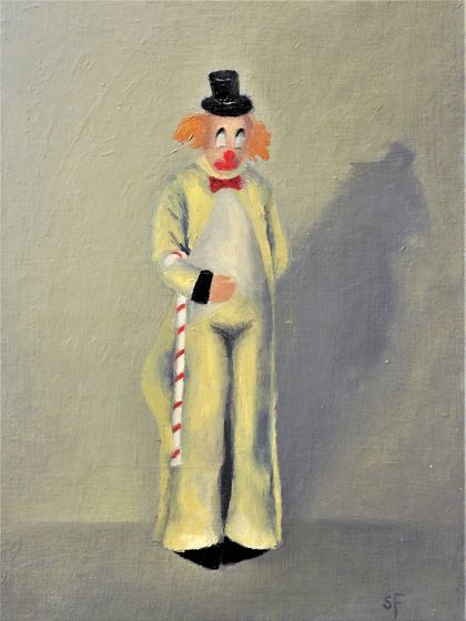 8in by 10in(unframed print)  Bernard the Clown