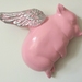Oink Flying Pig - Pink & Silver