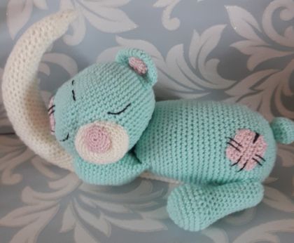 Crochet Sleeping Teddy
