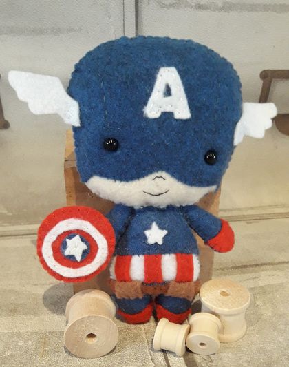  Captain America Felt Toy