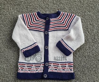 Tractor Cardigan 12-24 months