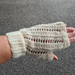 Fingerless Mitts - Cream