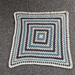 baby Car Seat Blanket - Teal/Brown/Cream