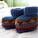 Ewe Booties - 100% Wool - Hand knitted