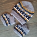 Ewe Beanie Set - Wool - Hand knitted 