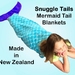 Mermaid Tail Blanket SMALL