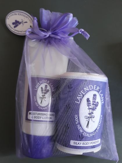 Lavender Moisturising Hand & Body Lotion AND Silky Body Powder