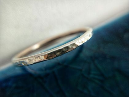 Textured Sterling silver Ring