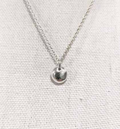 Sterling Silver pebble necklace