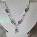 Czech Crystal & Gold Necklace