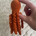 Crochet baby octopus