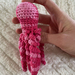 Crochet baby octopus