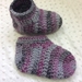 Crochet child slippers