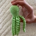 Crochet baby octopus