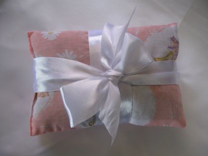 WHEAT BAG IN FAIRY PINK FABRIC