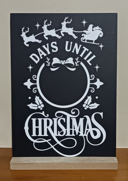 Christmas Countdown Chalkboard