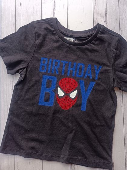 Spiderman Birthday Boy T-Shirt