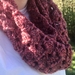 100% pure wool infinity scarf