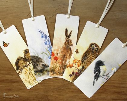 Bookmark Set of 5 - NZ Bird & Animal Bookmarks