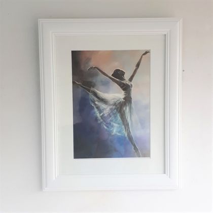 "Dance with Passion" Framed Print