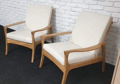 American Oak 70's Scandinavian Chair