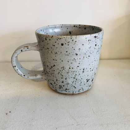 Large Speckled Clay Mug.