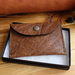 Card or coin wallet | Brown leather