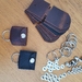School project - 8 kits to make Leather keyring