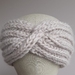 Ear Warmer with Twist - Natural