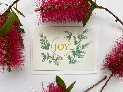 Joy Christmas Card - Free NZ Shipping!