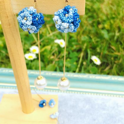 Crocheted earrings- No.1 