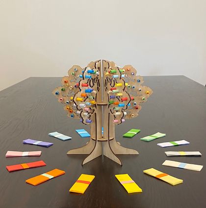 Gratitude Tree - Size Regular 190mm tall - visually beautiful wooden 3D gratitude journal.