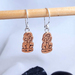 Half Penny Tiki Earrings