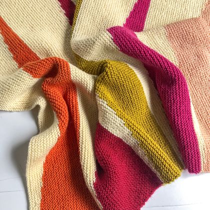 Handmade 100% Wool Baby Blanket