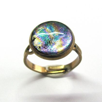 Paua Inspired Ring