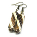 Peyote Tube Earrings - Latte